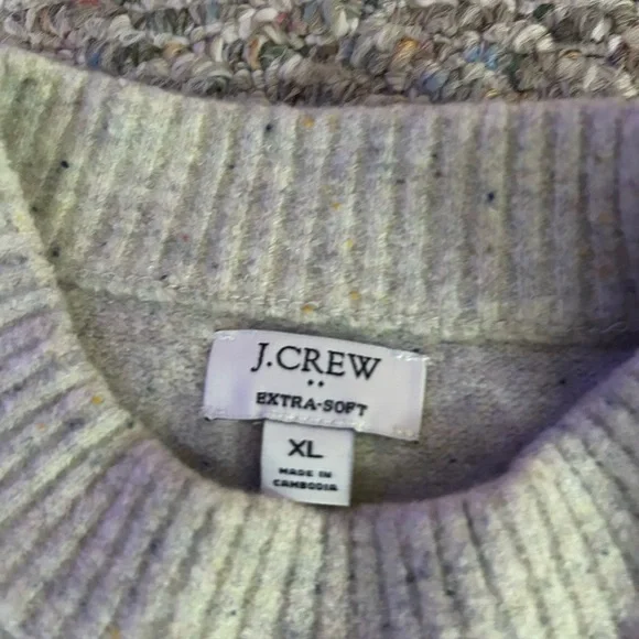 J. Crew Black , baby blue, light brown and Gray Crew Neck Sweaters - Picture 4 of 6